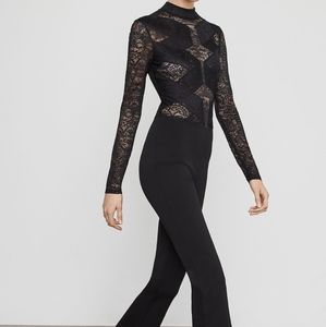 Elshane Lace Trimmed Jumpsuit